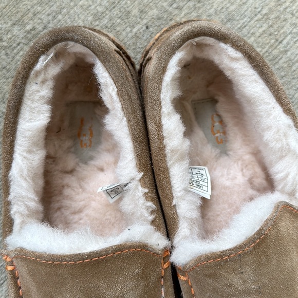 UGG 1016593 suede shearling ASCOT slippers 8M euro 41 - Picture 5 of 6